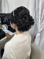 アチーブ エムプラス 茶屋町店(Achieve m +)&nbsp;新婦様ヘアセット【大阪梅田茶屋町ヘアセット専門店Achieve m+】