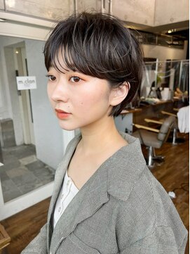 エムクランメイクス 原宿 表参道(m.clan MAKE'S) マッシュショートヘア丸みショートボブ20代30代表参道