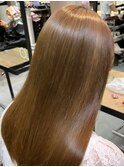 2280外国人風カラーシアーグレージュバニラベージュルーズヘア