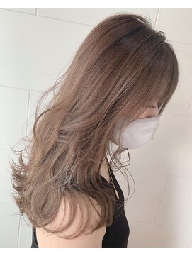 ルポ 京都四条河原町店(repos) 透明感のあるハイライトカラー