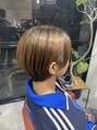 リットヘアー(lit hair)&nbsp;前上がり耳掛けショート/ショート/ショートボブ/髪質改善