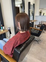 ジーニー(GeeNY)&nbsp;重たく見えないパツッと外ハネボブヘア