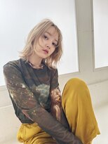 チェレ オレ 新金岡店(Chere ore) 大人可愛いフェザーバング/ミディアムレイヤー