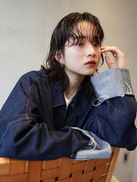 ニコ トウキョウ 渋谷(nico TOKYO) ニュアンスパーマ/切りっぱなしボブ/ミディアム