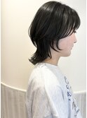 ウルフヘア　レイヤースタイル