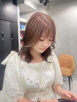 シャルムバイケンジ(Charm.by KENJE)&nbsp;【今夏はハイトーン】2ブリーチ「ピンクミルクティー」