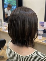 アルター(aL ter)&nbsp;【くびれボブ×オリーブブラウン】レイヤーカット/鎌取/林愛華