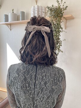 ゼスト 中野店(ZEST) 【ZEST中野/中嶋一華】くるくるハーフアップアレンジ