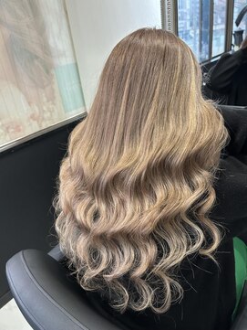 ヘアーデザイン ジェルム(Hair Design germe) ミルクティーカラー