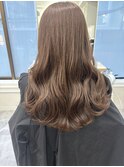 ベージュ巻き仕上げ