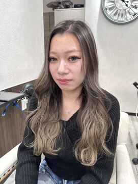 ベルヘアーデザイン 堺東(Belle hair Design) コントラストハイライト/外国人風/レイヤーカット/ハイライト