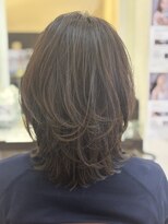 レーブ バイ ファースト 岩切店(reve by first) 明るめグレイカラー×レイヤースタイル