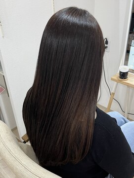 エメヘアデザイン ルイス(Aimer Hair Design Lewis) 艶髪ストレート/弘前市