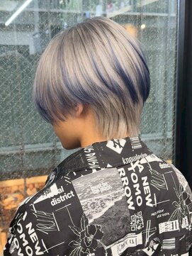 ギークス(GEEKS) 【GEEKS渋谷】ハイトーン/マッシュウルフ/デザインカラー/ひし形