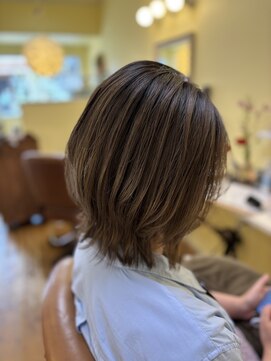 ヘアーデザイン モモ(Hair Design MoMO) 大人女性くびれボブ