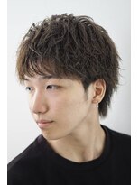 ヨシザワインク プレミアム 横浜 桜木町店(YOSHIZAWA Inc. PREMIUM)&nbsp;ツイストシャドウパーマメンズツーブロックウルフバーバー理容室