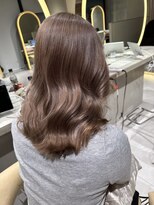 ロンドルピナス 小倉(Lond Lupinus) ミディアムヘア暗めカラー/デザインカラー/フェイスフレーミング