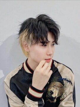 ノイル(Noil) 【KEISUKE∞/メンズ】ツートーンアップバング