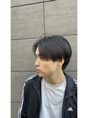 センターパート/ブルーブラック/大宮メンズカット/ストレート
