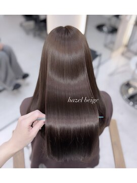 ジーナ 博多筑紫口(Zina) 赤みを消してくヘーゼルベージュ♪博多美容室/博多髪質改善