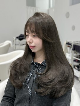 シーン(scene) 【Hikaru】オリーブグレージュ/レイヤーカット