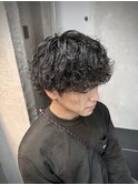 ワイルドマッシュでつくる、大人の無造作パーマ