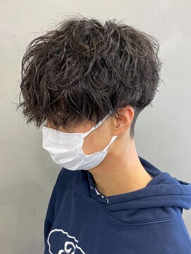 エルマーク 梅田(L-MARK) マッシュ/スパイラル/パーマ/メンズ/ツイスパ/波巻きパーマ