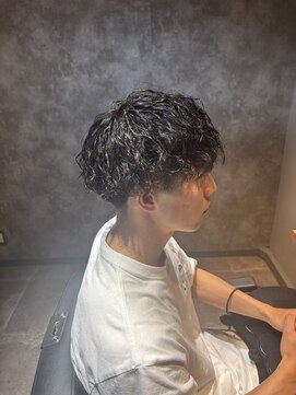 ハイプ 木更津(HYPE) 【ツイストスパイラルパーマ】MEN’S/リバースセンターパート