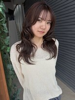 ロックス バイ マグ 松本(rocks BY MAG)&nbsp;ラベンダーブラウン透明感レイヤー艶髪ロング