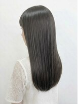 バームヘア(balm hair) ブリーチなしカラー髪質改善美革縮毛矯正で艶髪へ