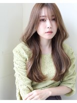 グレースバイハピネス(grace by happiness) ミルクティーベージュ/韓国風レイヤー/7.17ミルクブラウン