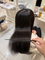 アッシュ 西荻窪店(Ash) 〈自然なさらつやストレート〉カット+縮毛矯正+トリートメント