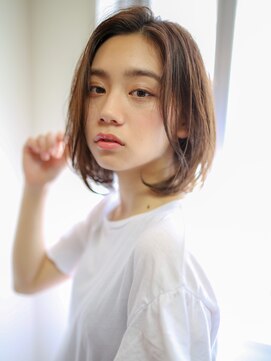 アイビー 吉祥寺(aivee) 【ボブウルフ】ワンレン×センターパートのクラシカルショート