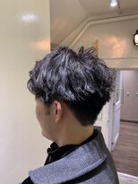 パティオンツー(PATIONN2)&nbsp;☆メンズかきあげアップバングツーブロックネープレスマッシュ☆