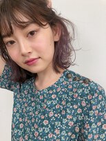 ベル 表参道店(Belle)&nbsp;大人可愛いラベンダーインナーカラー×ボブ