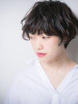 カバーヘア イヴ 戸頭店(COVER HAIR EVE)&nbsp;ネイビーカラーニュアンスマニッシュショートw戸頭10代20代30代