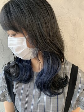 ヘアスタジオニコ(hair studio nico...) ネイビーブルー