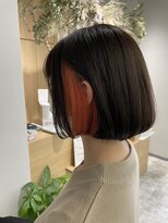 アヴァンス 京橋店(AVANCE)&nbsp;インナーカラー×オレンジ