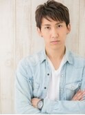 斜めバングで個性的に☆ビジカジ束感ショートa