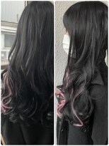 ディー エメ(D-aimer-)&nbsp;黒髪×ピンクインナーエクステ