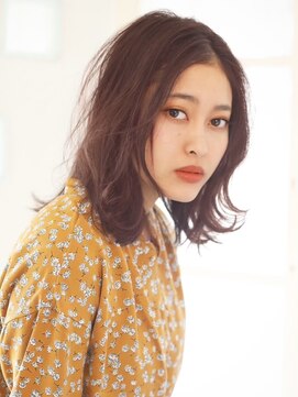 ミュート 原宿店(mute) 【mute原宿】大人ミディアム×ラベンダーグレージュ