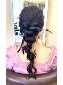 二次会 ヘアセット
