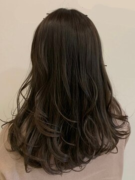 ヘアブランコブランコ 横浜(hair blanco_blanco) 似合わせカット/くびれヘア/デザインカラー/艶ボルドー[横浜駅]