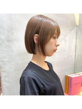 ロンドポレール 北千住(Lond polaire) ぱつっとボブ×地毛風縮毛矯正