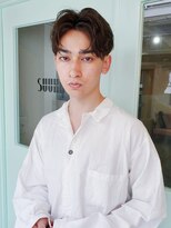 スーハ 恵比寿(SUUHA)&nbsp;前髪パーマor抜け感パーマで抜け感センターパートマッシュパーマ