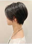 大人かわいいショートボブ　
