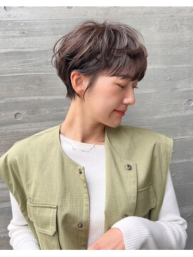 ロンドプロフィール 浦和(Lond profil) Lond.海気 大人ニュアンスパーマショート