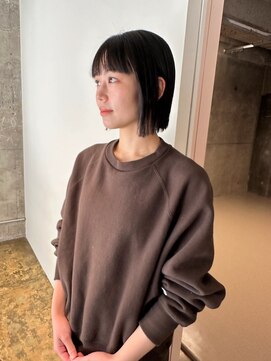 ハマモト 切りっぱなしボブ