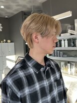 レド(LeDo)&nbsp;毛流れショート/ミルクティーブロンド/ハイトーンショート