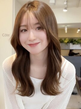 コート 表参道(Cote) Cote 美髪/エアリーロング/顔まわり/前髪カット/韓国レイヤー